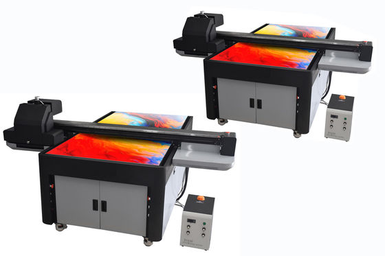 Stampa UV a due testine a grande formato, con inchiostro a LED UV