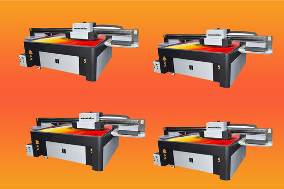 Stampa a piattaforma UV a telaio in acciaio con doppia stampa a colori bianchi e inchiostro UV ambientale a LED