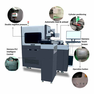 Stampa a piattaforma UV con sistema di alimentazione continua di inchiostro 1812*660*10-270mm Lunghezza di stampa