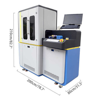 40-120 mm di diametro Macchina da stampa a getto d'inchiostro UV con touch screen e USB 3.0