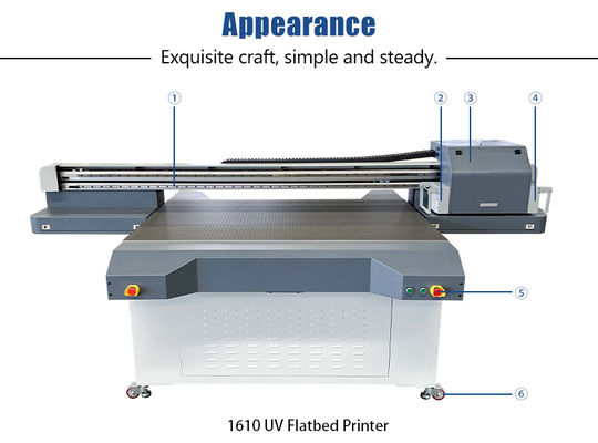 Stampa a LED UV 1200x2500 mm con 50-100 mm di interfaccia USB 3.0 di stampa massima