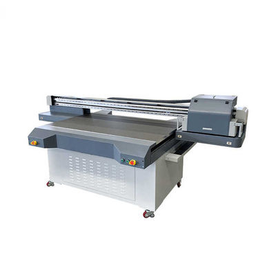 Risoluzione UV Inkjet Materiali rigidi e flessibili Stampa a letto piatto con struttura a telaio in acciaio