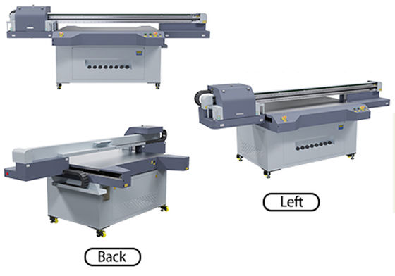 Stampa a piattaforma UV a inchiostro continuo con testa di stampa Epson DX5 e struttura a telaio in acciaio