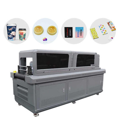 AC 220V/50Hz/60HZ Fornitura di alimentazione Stampa UV a passaggio singolo con sistema di asciugatura a lampade UV a LED e attrezzature da 800 kg N.W