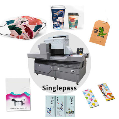 Stampa Larghezza media 0-50cm Stampa UV a passaggio singolo con inchiostro UV ambientale a LED e alimentazione AC 220V/50Hz/60HZ
