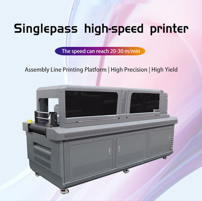 Tinta tipo LED UV Ambientale Tinta stampante macchina per la velocità di stampa di plastica velocità fino a 200 mq/h